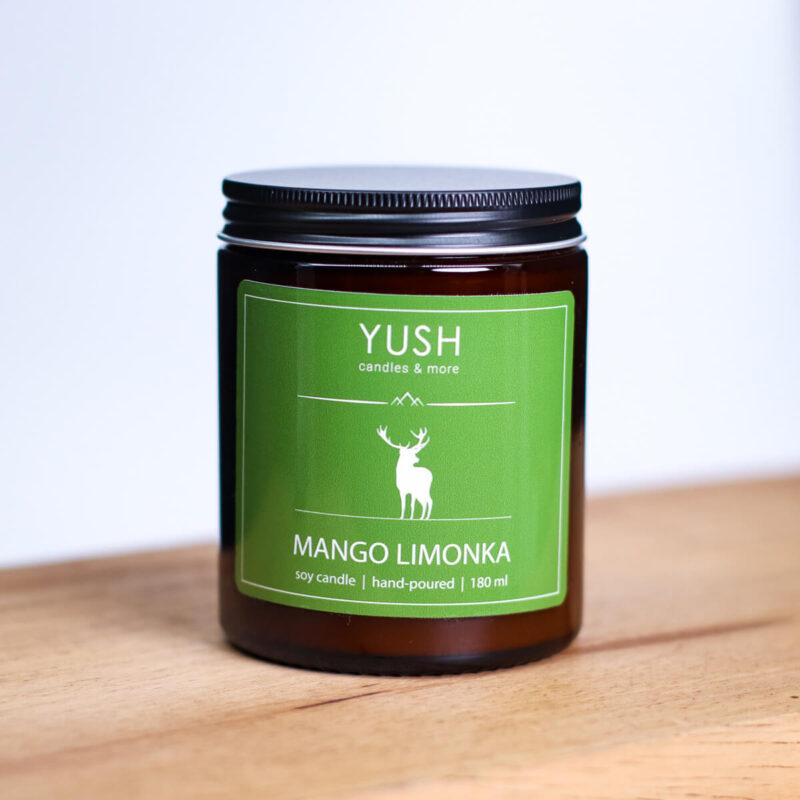 Mango Limonka - Świeca Sojowa