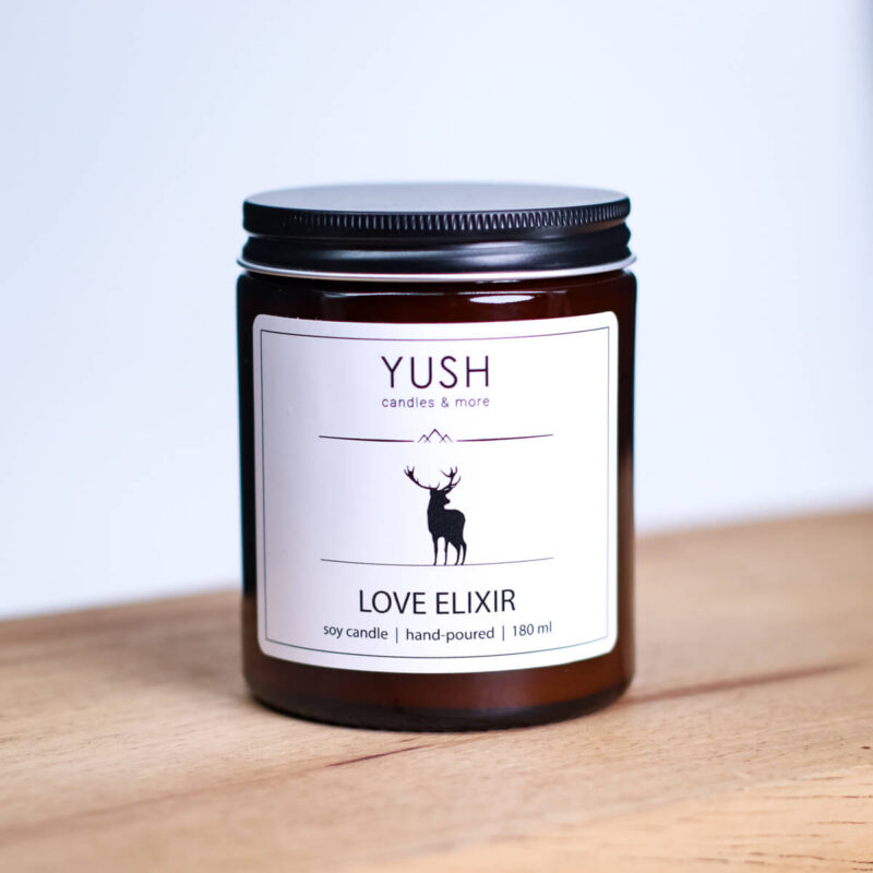 Love Elixir - świeca sojowa duża