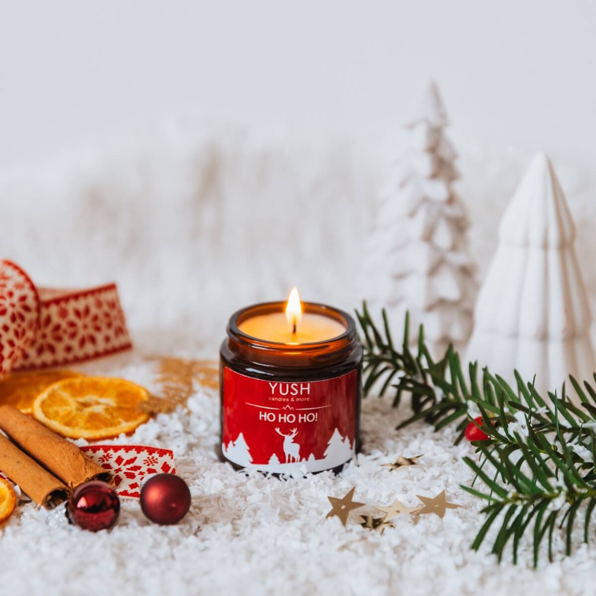 Świece sojowe świąteczne – YUSH candles & more Świece sojowe świąteczne - YUSH candles & more