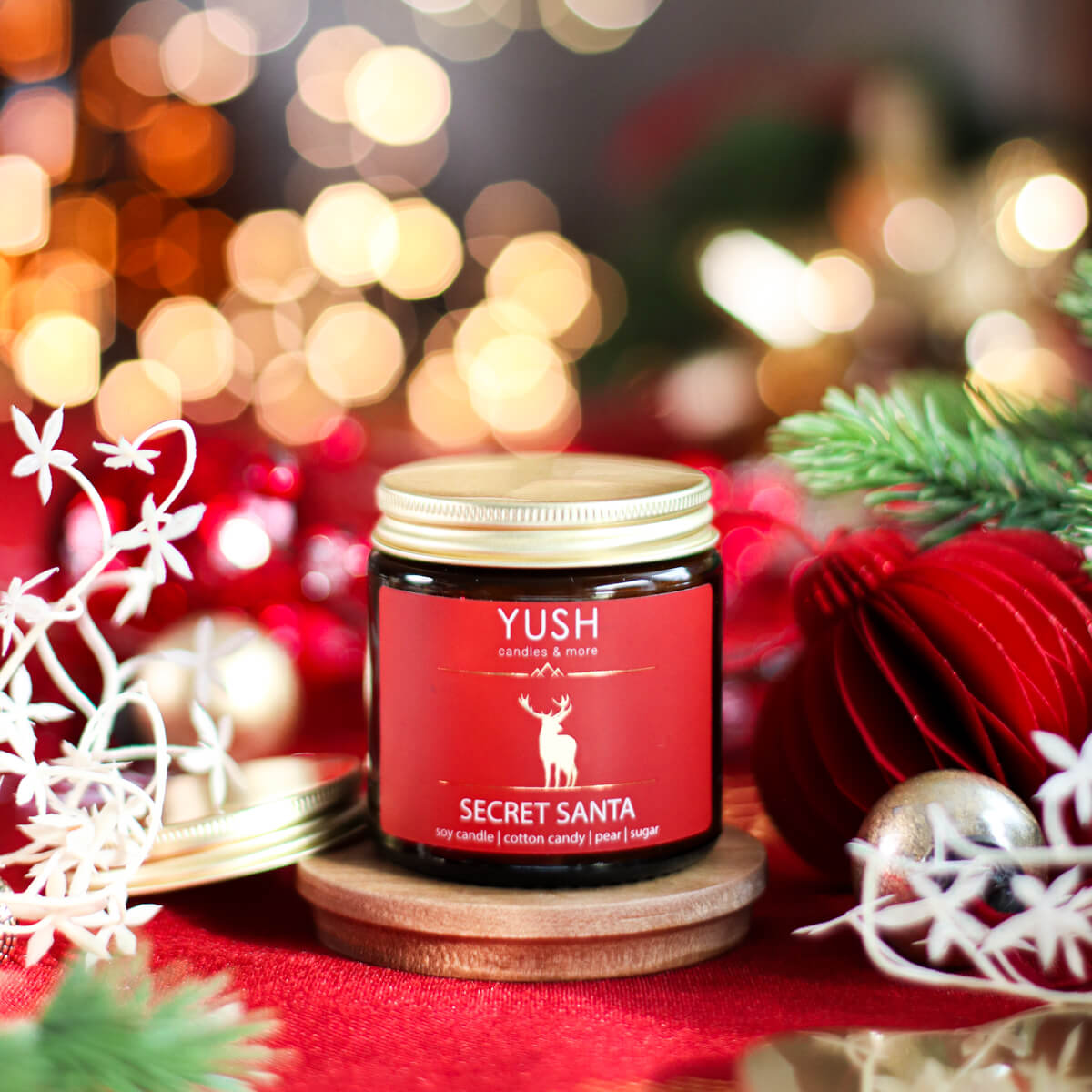 Secret Santa – świeca sojowa świąteczna Secret Santa - świeca sojowa świąteczna